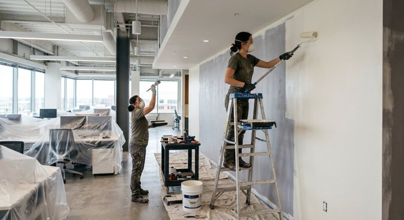 Retail Ceiling Painting in Weatherford, TX