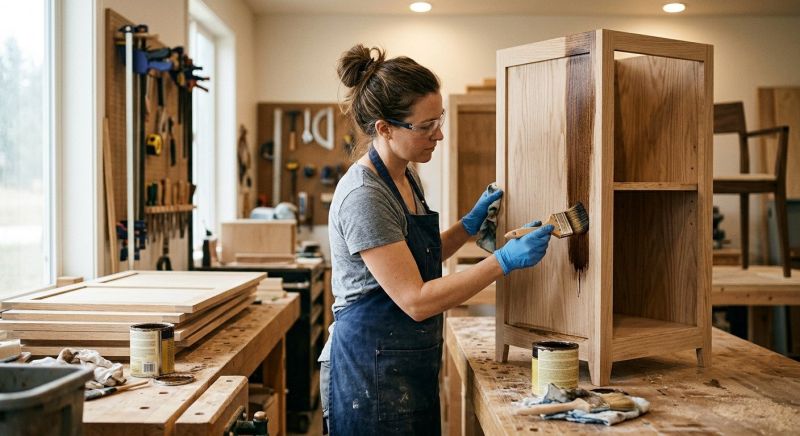 Built In Cabinetry Staining in Cincinnati, OH