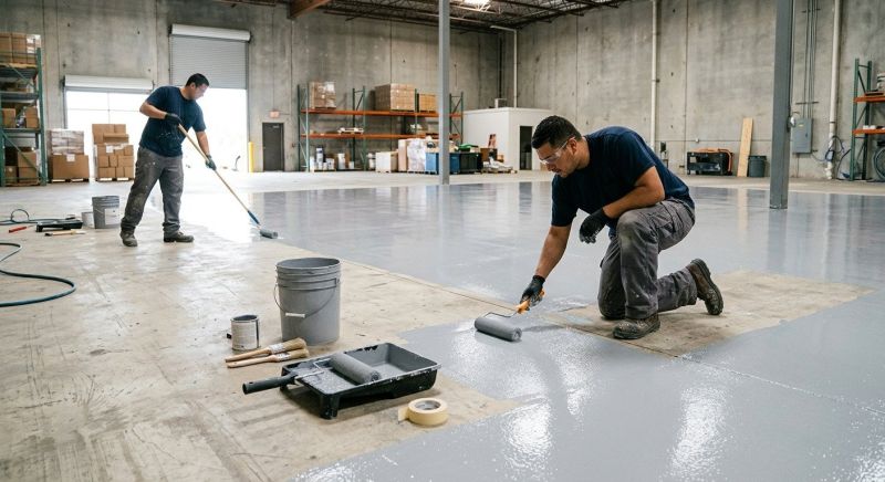 Business Floor Painting in Gilbert, AZ