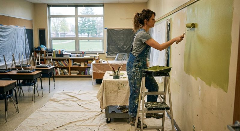 Classroom Painting in Weatherford, TX