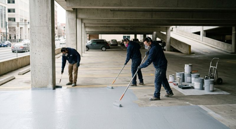 Commercial Concrete Painting in Littleton, CO