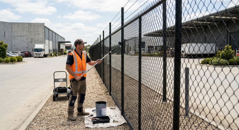 Commercial Fence Painting in Chandler, AZ