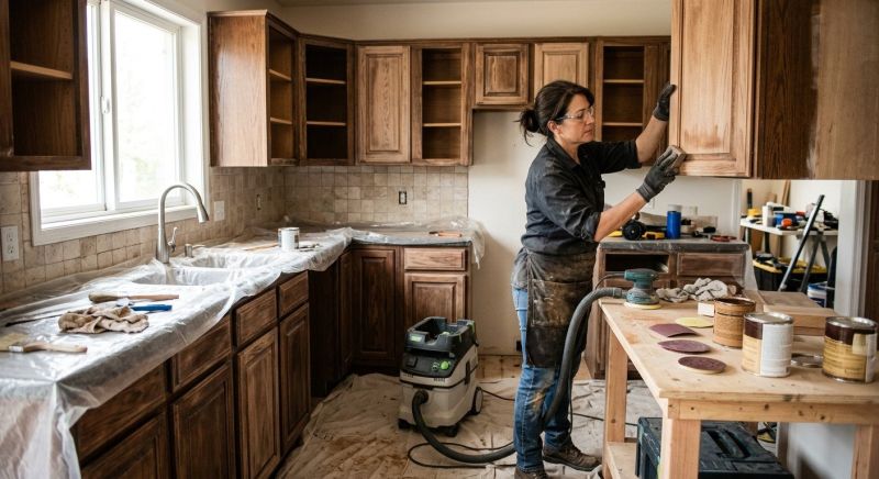 Kitchen Cupboard Refinishing in Cincinnati, OH