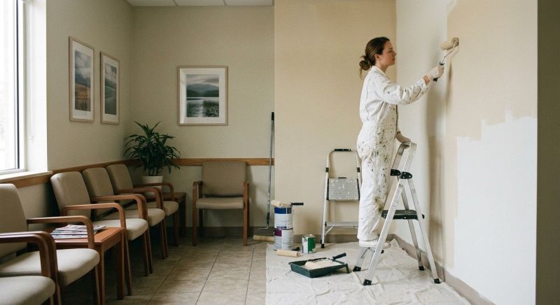 Reception Area Painting in Weatherford, TX