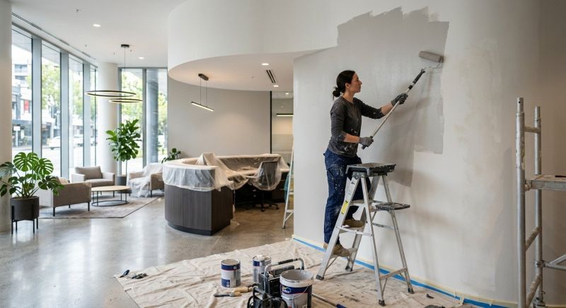 Reception Area Painting in Greeley, CO