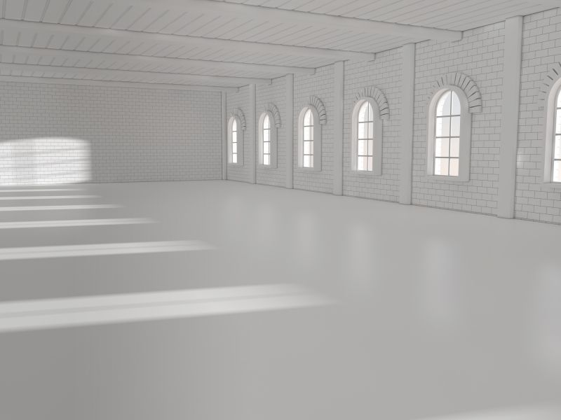 Warehouse Painting in Spring